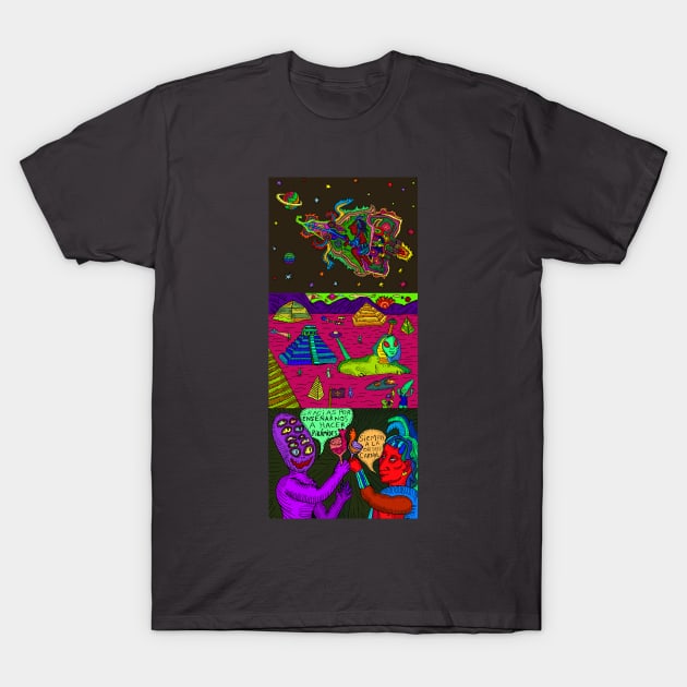 Palenque´s Astronaut T-Shirt by Majenye